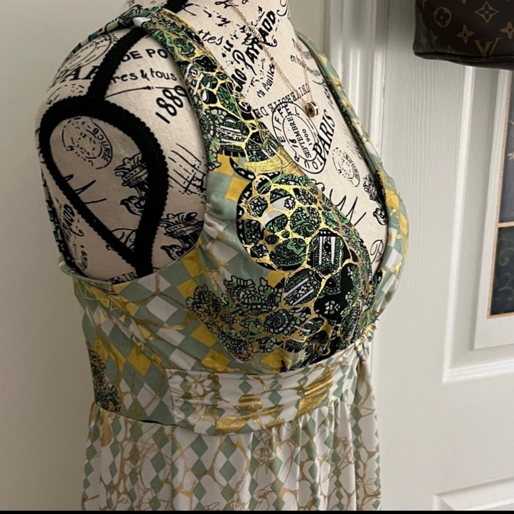Chic Multicolor Maxi Dress